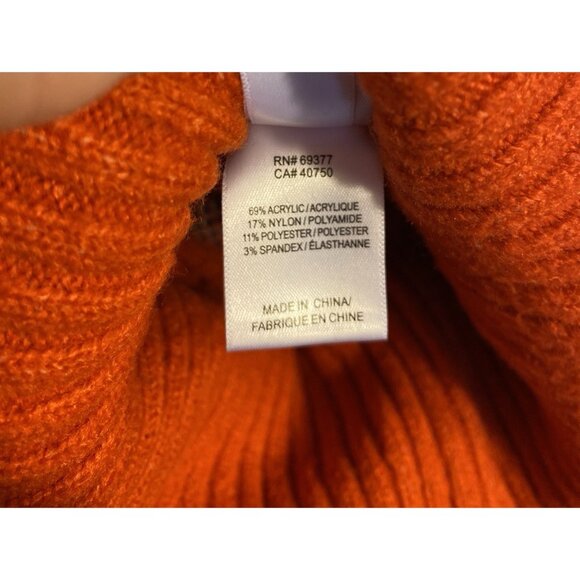 WynneLayers Colorblock L Turtleneck Women Intarsia Sweater Retro Mod Neon - Picture 8 of 16